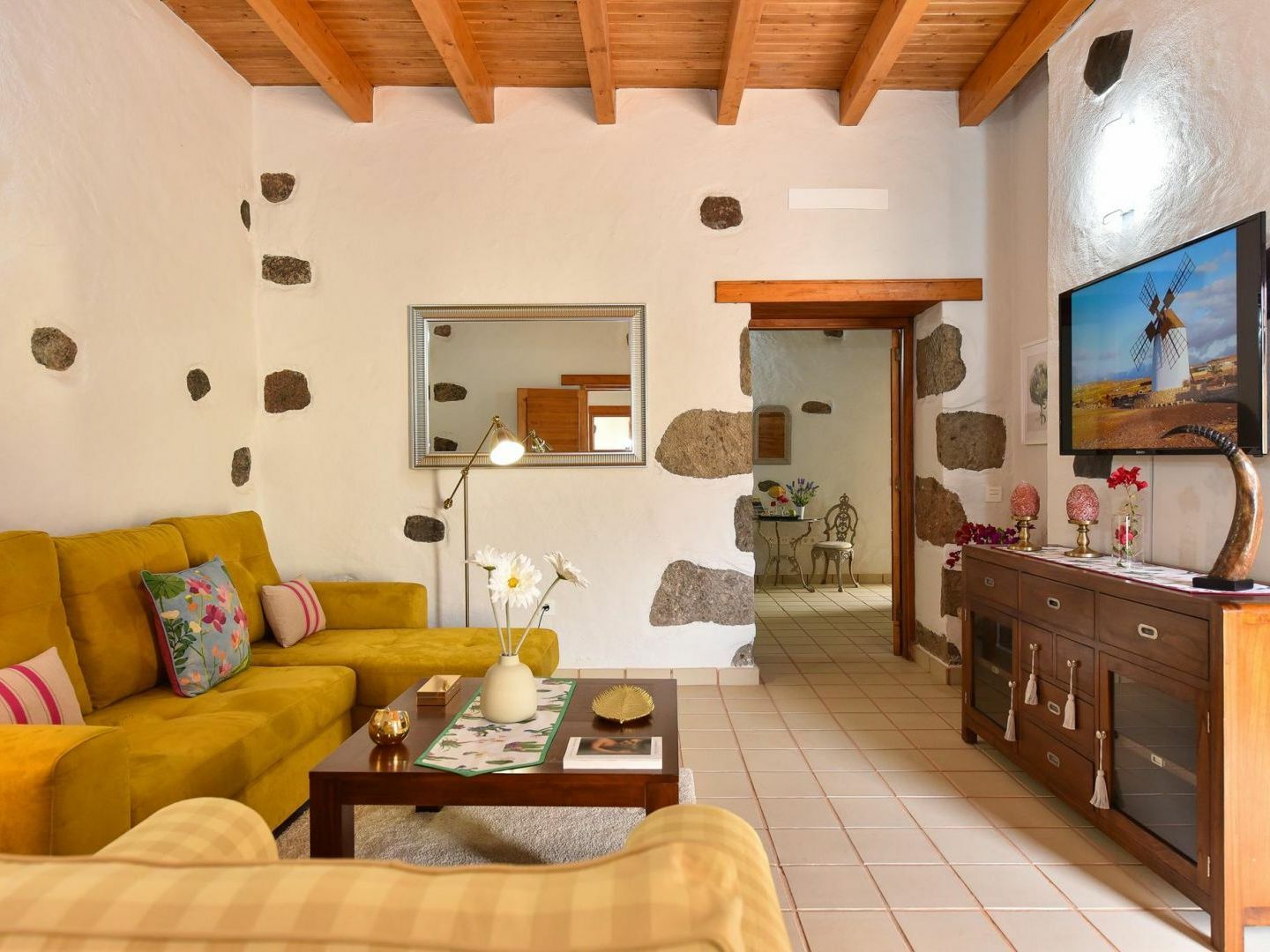 Los Algodones Cottage With Pool Ingenio Buitenkant foto